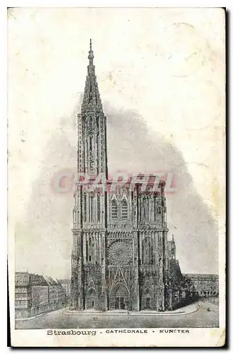 Cartes postales Strasbourg Cathedrale Munster