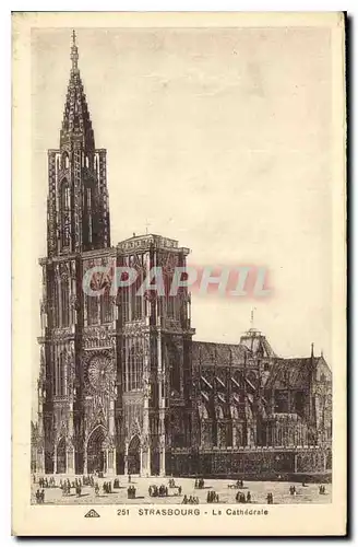 Cartes postales Strasbourg La Cathedrale