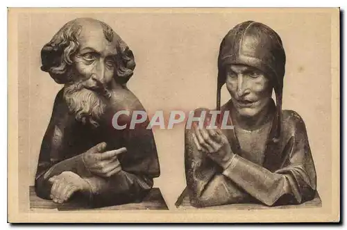 Cartes postales Institution St Marc a Strasbourg Bustes en bois