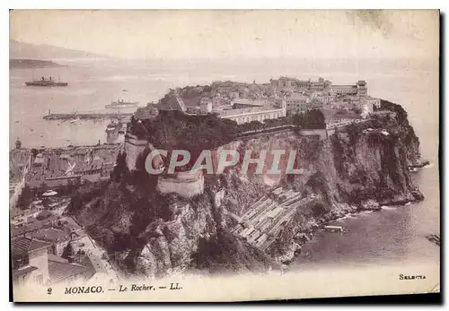 Cartes postales Monaco Le Rocher