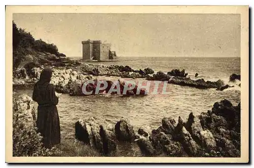 Cartes postales Abbaye de N D de Lerins Ile Saint Honorat Le Monastere fortifie et Recifs