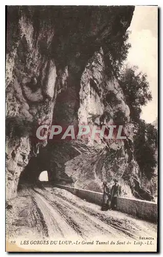 Ansichtskarte AK Les Gorges du Loup Le Grand Tunnel du Saut du Loup