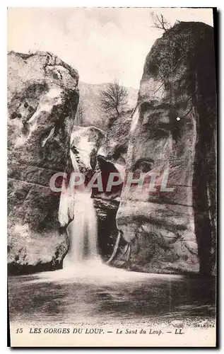 Cartes postales Les Gorges du Loup Le Saut du loup