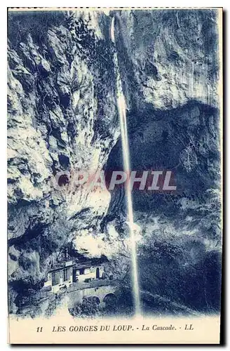 Cartes postales Les Gorges du Loup La Cascade