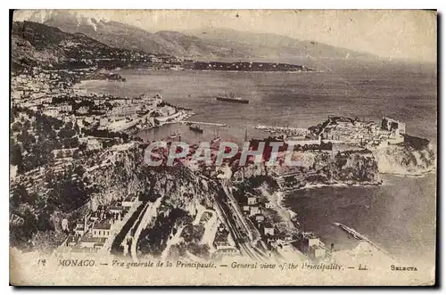 Cartes postales Monaco Vue generale de la Principaute