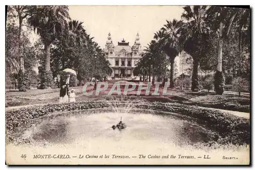 Cartes postales Monte Carlo Le Casino et les Terrasses