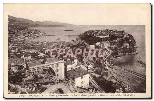 Cartes postales Monaco Vue generale de la Principaute