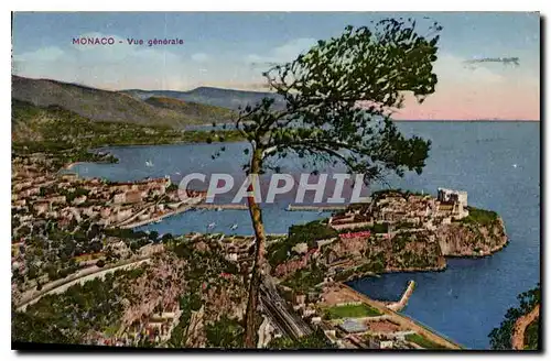 Cartes postales Monaco Vue generale