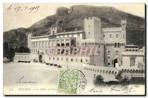 Cartes postales Monaco Le Palais du Prince