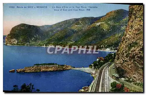 Ansichtskarte AK Route de Nice a Monaco La Baie d'Eze et le Cap Roux