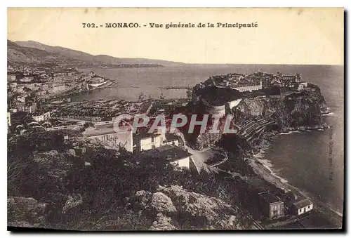 Cartes postales Monaco Vue generale de la Principaute