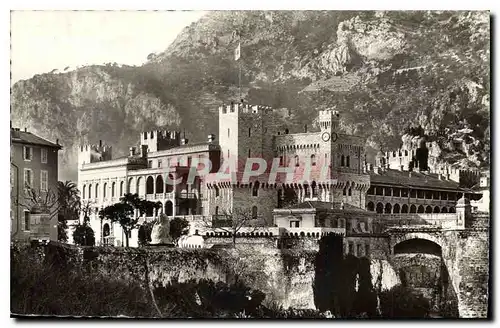 Cartes postales Principaute de Monaco vue d'ensemble du Palais et des Remparts