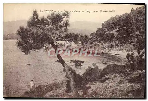 Ansichtskarte AK La Croix les Pins Maritimes et Plage de la Bouillabaisse