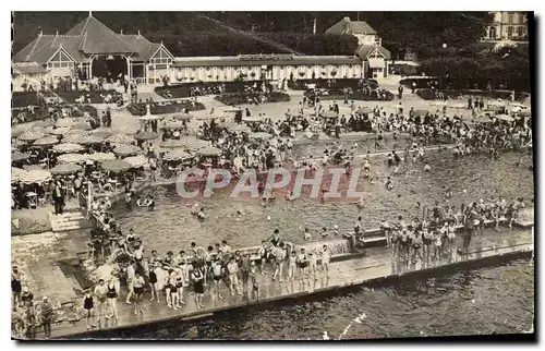 Ansichtskarte AK La Plage de l'Isle Adam S et O les Piscines et les Cabines