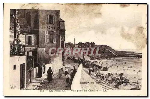 Cartes postales Le Portel vue prise du Calvaire