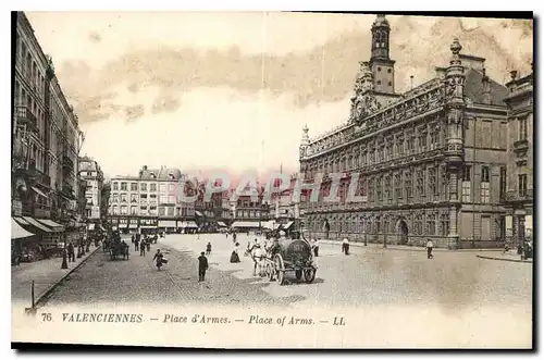 Cartes postales Valenciennes Place d'Armes