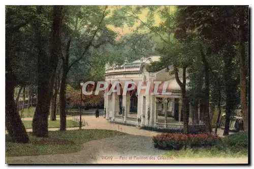 Ansichtskarte AK Vichy Parc et Pavillon des Celestins