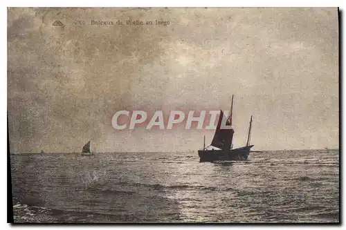 Cartes postales Bateaux du peche au Large