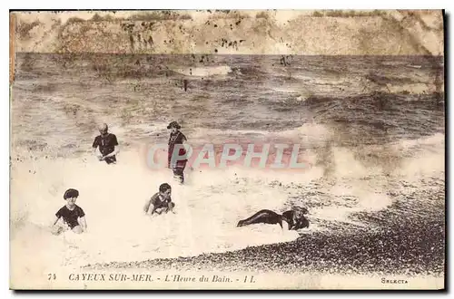 Ansichtskarte AK Cayeux sur Mer l'Heure du Bain