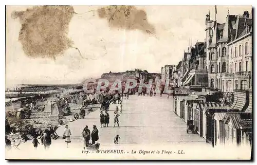 Cartes postales Wimebreux la Digue et la Plage