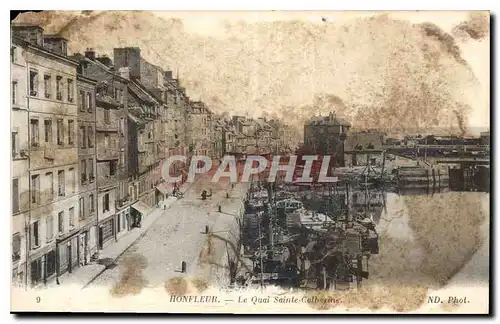 Cartes postales Honfleur le Quai Sainte Catherine