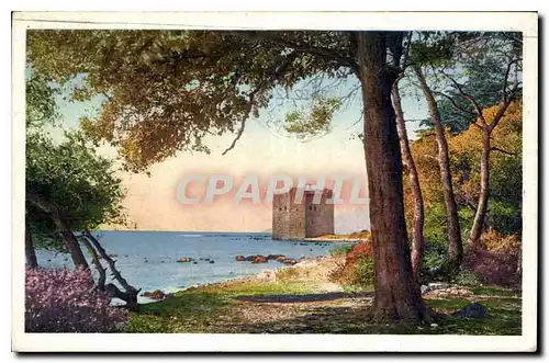 Cartes postales Ile Saint Honorat Monastere Fortifie vue de la Pointe orientale de l'ile