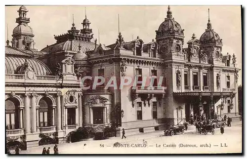 Cartes postales Monte Carlo le Casino Dutroux arch