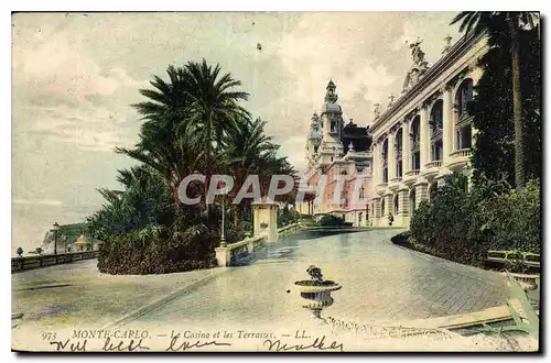 Cartes postales Monte Carlo le Casino et les Terrasses