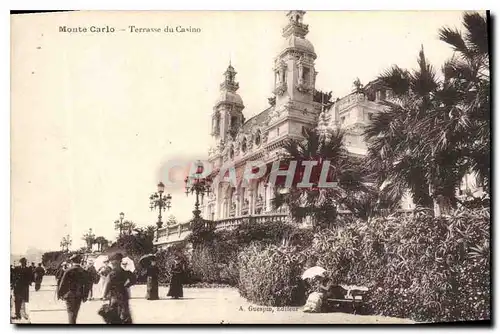 Cartes postales Monte Carlo Terrasse du Casino