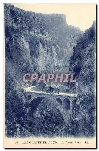 Cartes postales Les Gorges du Loup le Grand Pont