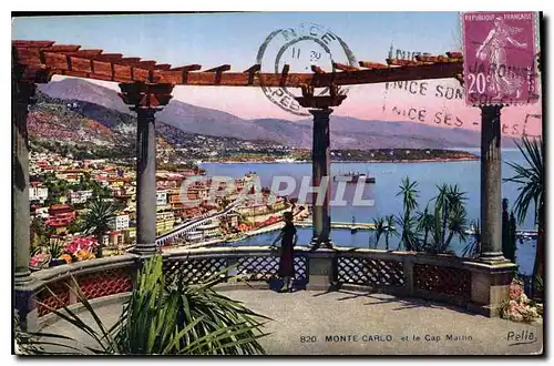 Cartes postales Monte Carlo et le Cap Maritin