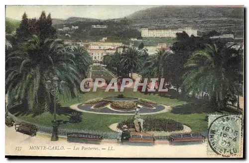 Cartes postales Monte Carlo les Parterres