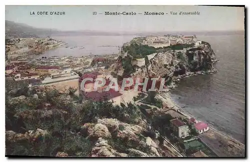 Cartes postales Monte Carlo vue d'ensemble