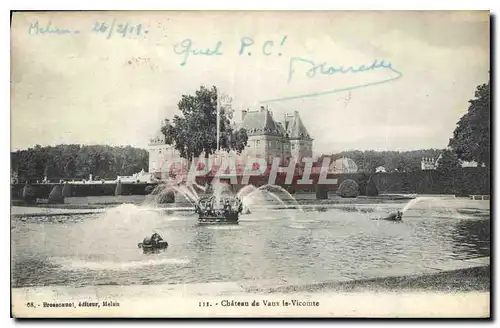 Ansichtskarte AK Chateau de Vaux le Vicomte