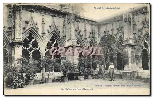 Ansichtskarte AK Toul Pittoresque le Cloitre de Saint Gengoult
