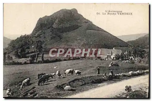 Ansichtskarte AK L'Auvergne la Roche Vendeix