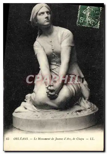 Cartes postales Orleans le Monument de Jeanne d'Arc de Chapu