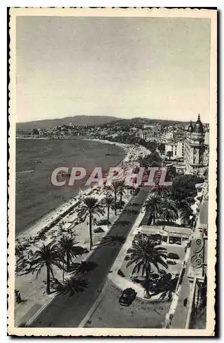 Cartes postales La Cote d'Azur Cannes la Croisette et Suquet