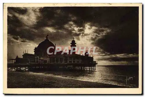 Ansichtskarte AK Cote d'Azur Nice Alpes Maritimes Crepuscule sur le Palais de la Jetee