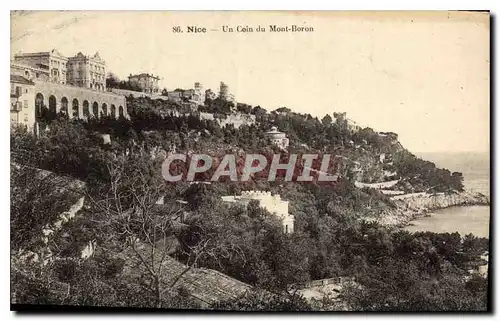 Cartes postales Nice Un coin du Mont Boron