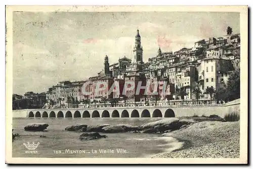 Cartes postales Menton La Vieille ville