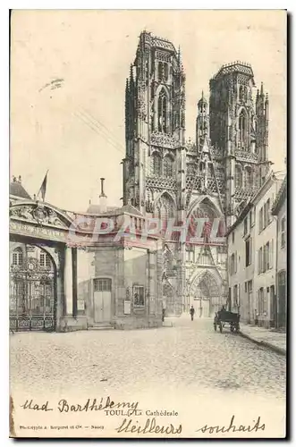 Cartes postales Toul la Cathedrale