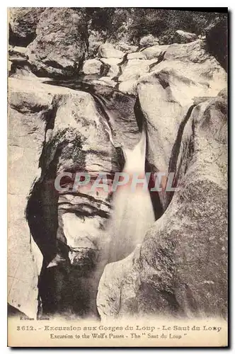 Ansichtskarte AK Excursion aux Gorges du Loup le Saut du Loup