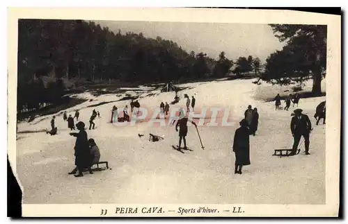 Cartes postales Peira Cava Sports d'hiver Ski Luge