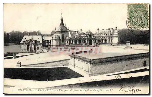 Ansichtskarte AK Chateau de Chantilly vue generale prise du Chateau d'Enghien