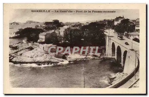 Ansichtskarte AK Marseille la Corniche Pont de la Fausse Monnale