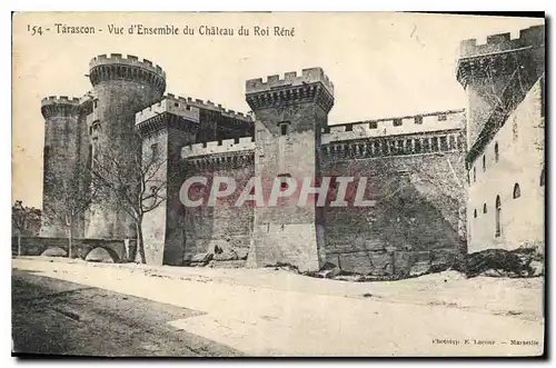 Cartes postales Trascon vue d'ensemble du chateau du Roi Rene