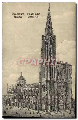 Cartes postales Strasbourg Cathedrale