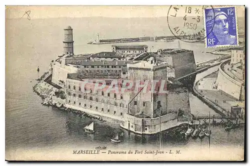 Cartes postales Marseille Panorama du Fort Saint Jean