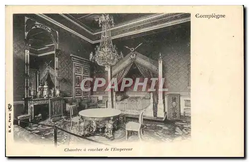 Cartes postales Compiegne Chambre a Coucher de l'Empereur